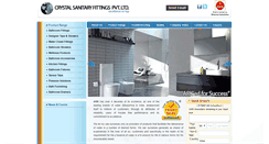Desktop Screenshot of crystalbathfittings.com