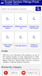 Mobile Screenshot of crystalbathfittings.com
